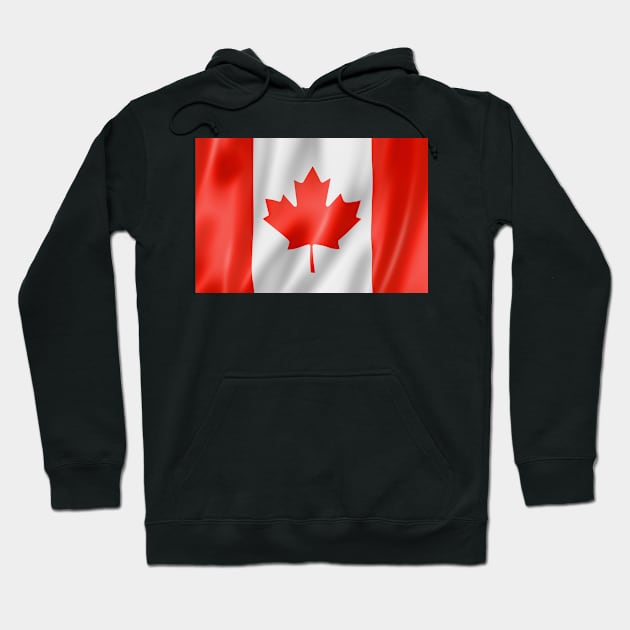 Canada Flag Hoodie by CPAULFELL